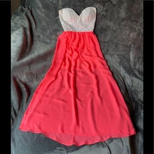 Bright Pink Windsor Dress, Size Small